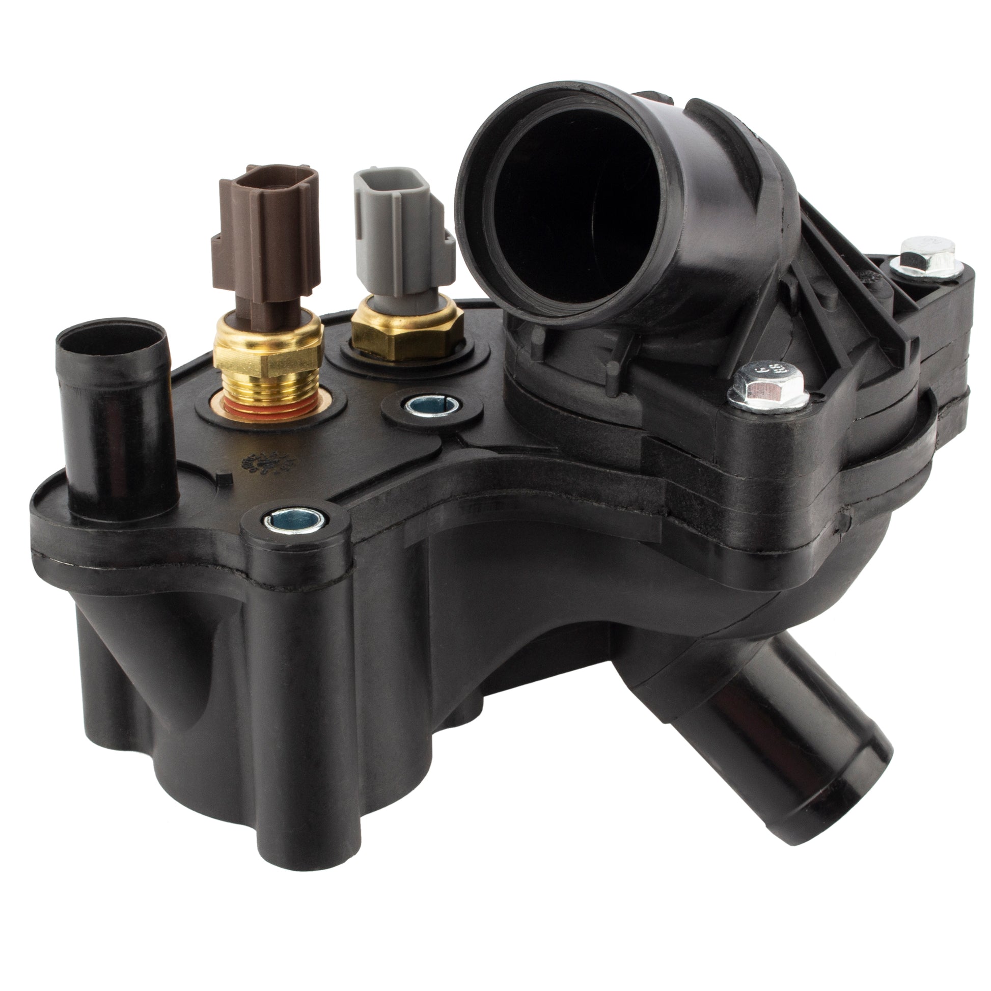 BOXI 902-204 Thermostat Housing with 2 Sensors Kit Assembly with Gasket Fit for Ford Explorer 1997