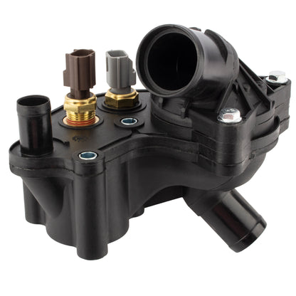 BOXI 902-204 Thermostat Housing with 2 Sensors Kit Assembly with Gasket Fit for Ford Explorer 1997