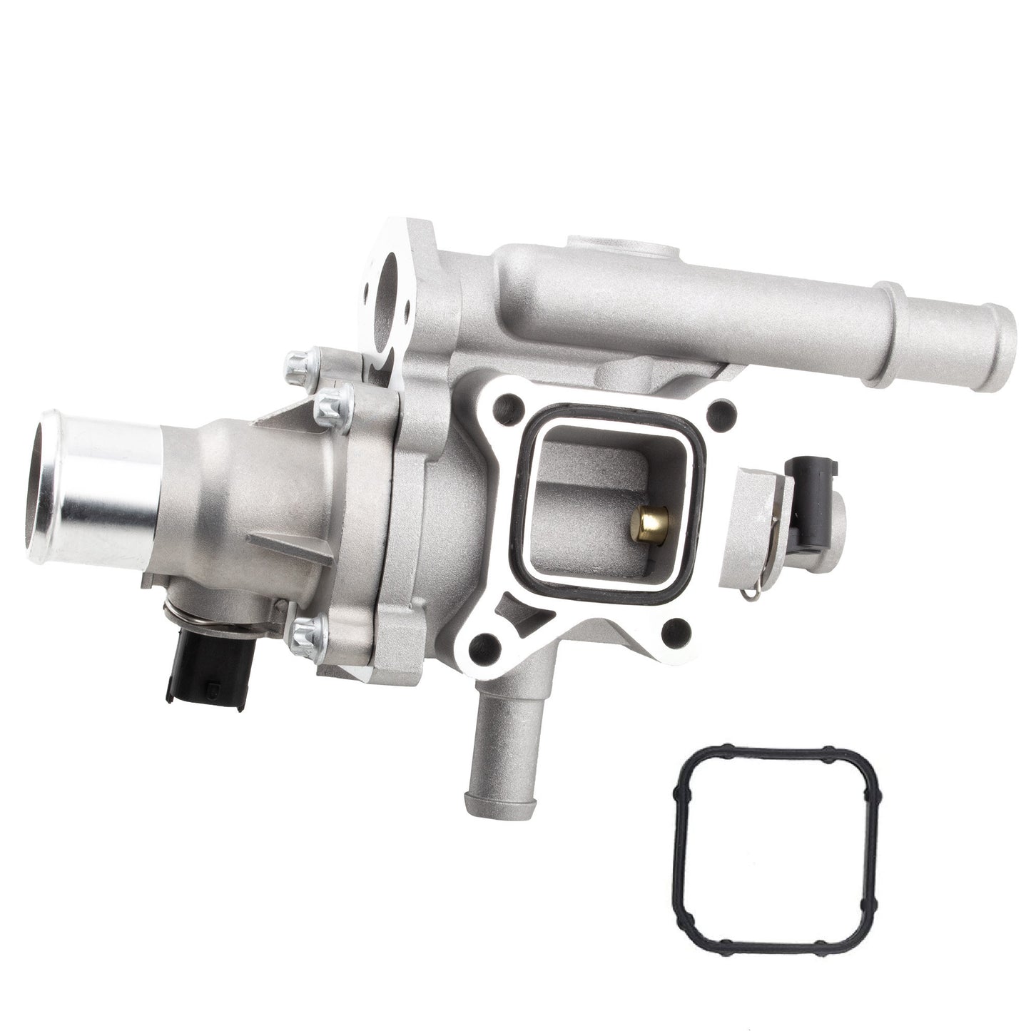 BOXI Engine Coolant Thermostat Housing Aluminum Thermostats Kit Compatible for 2011-2015 — product photo 2