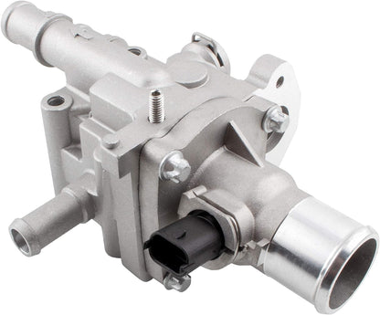 BOXI Engine Coolant Thermostat Housing Aluminum Thermostats Kit Compatible for 2011-2015 — product photo 3