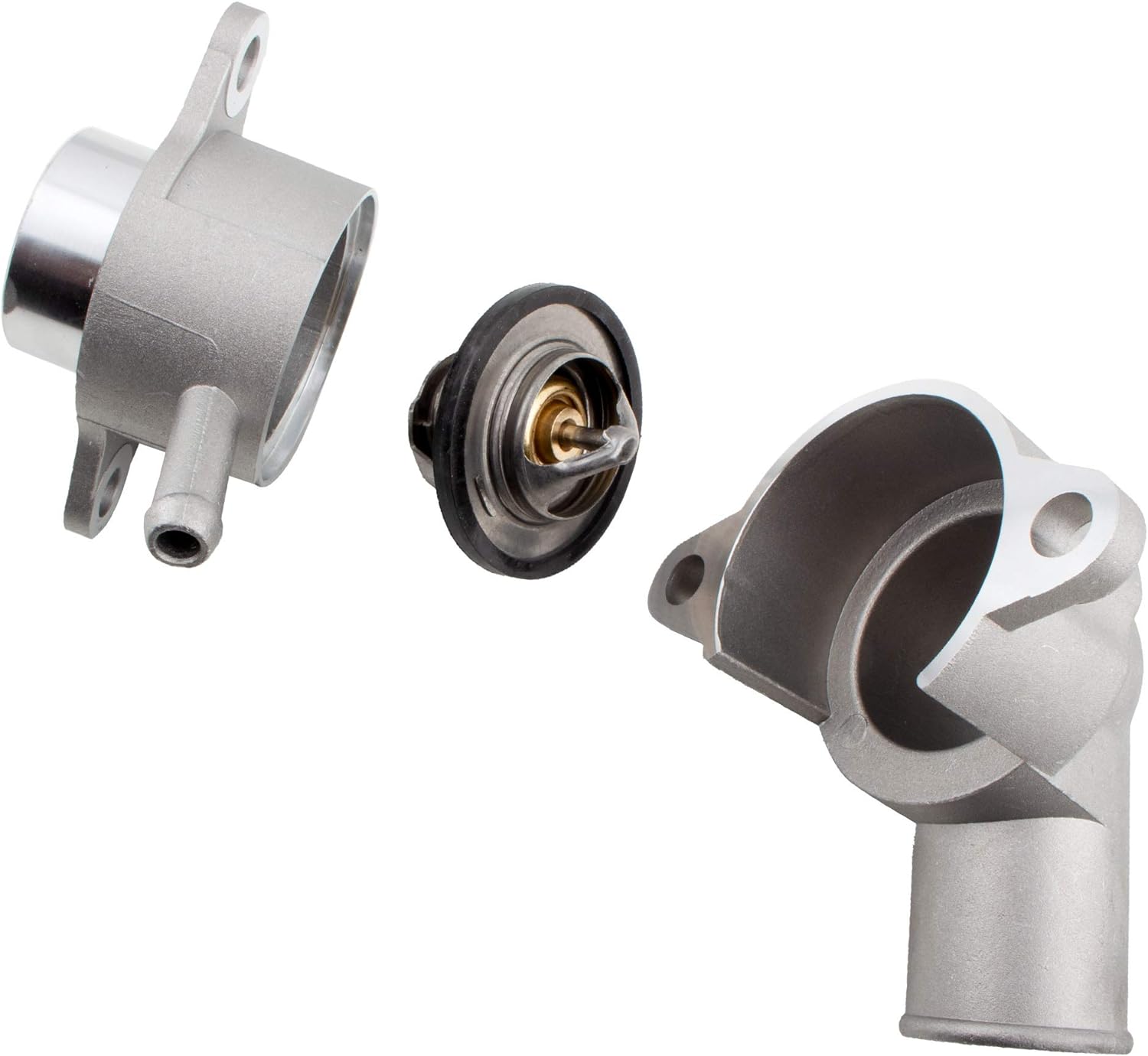 BOXI 902-109 Thermostat Housing Kit Assembly Fit for 2004-2008 for Chevy Aveo