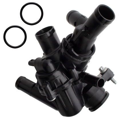 BOXI 902-5187 Engine Coolant Thermostat Housing Assembly Fits for Mercedes-Benz A200 A45 AMG B250