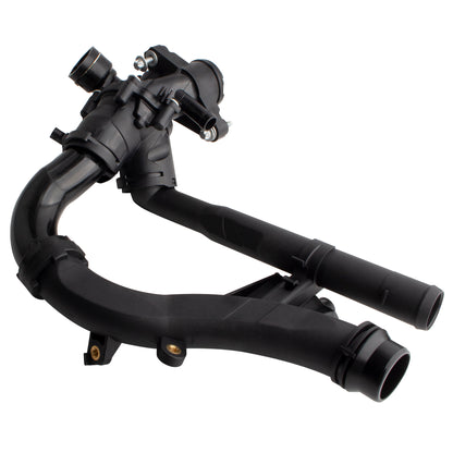 BOXI 902-5842 Engine Coolant Thermostat Housing Assembly Fits for Mercedes-Benz C300 2015-2018