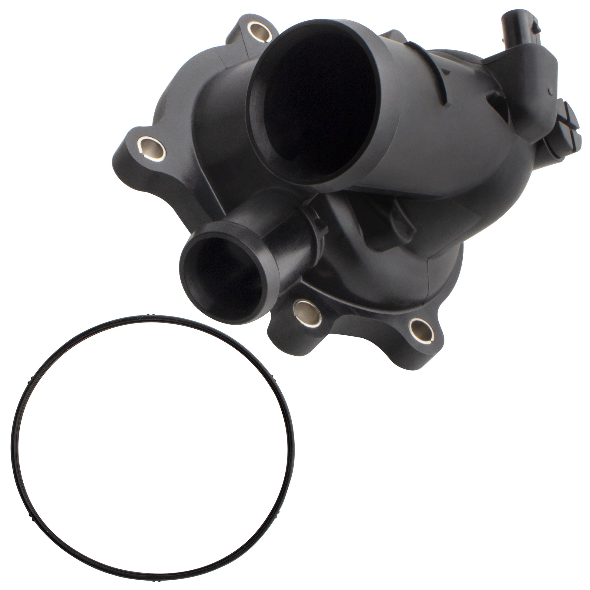 BOXI 902-5873 Engine Coolant Thermostat Housing Assembly Fits for Audi A8 Quattro 2011-2012 RS5 — product photo 3