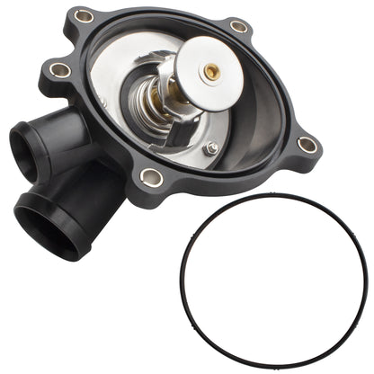BOXI 902-5873 Engine Coolant Thermostat Housing Assembly Fits for Audi A8 Quattro 2011-2012 RS5