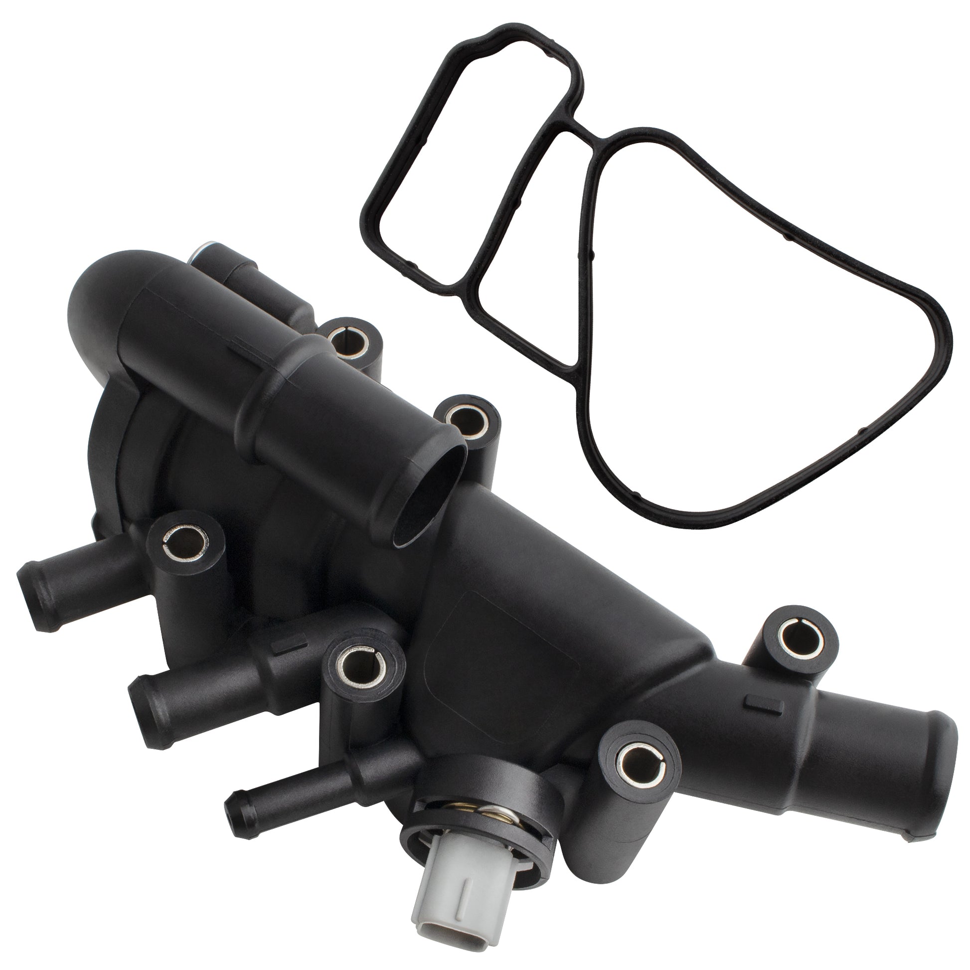 BOXI 902-999 Engine Coolant Thermostat Housing Assembly Fits for Ford Courier Fiesta 2005 2006 2007 — product photo 2