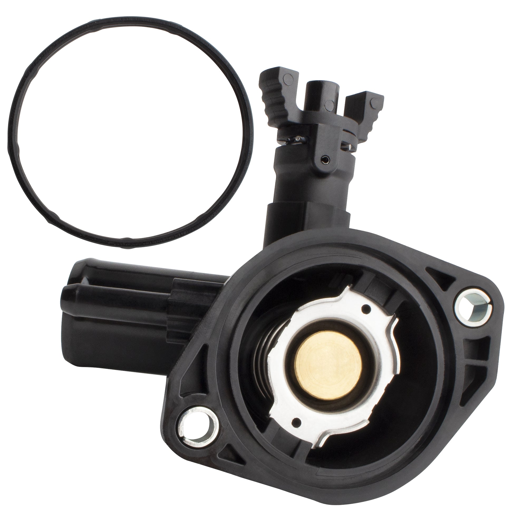 BOXI 902-5178 Engine Coolant Thermostat Housing Assembly Fits for Toyota Prius C 2012 2013 2014