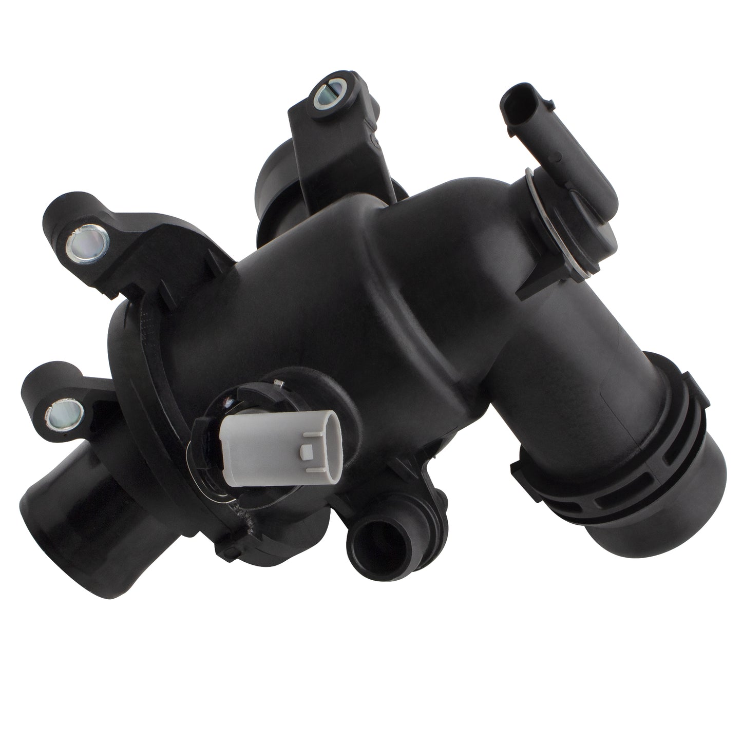BOXI Engine Coolant Thermostat Housing Assembly with Thermostat and Sensor Fits for Mercedes-Benz