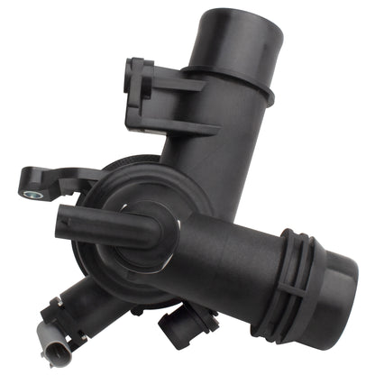 BOXI Engine Coolant Thermostat Housing Assembly with Thermostat and Sensor Fits for Mercedes-Benz — product photo 6