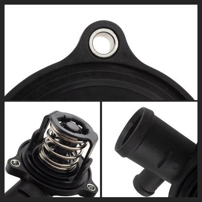 BOXI Engine Coolant Thermostat Housing Assembly with Thermostat Fits for Audi A4 2011-2015 Q5 — product photo 7
