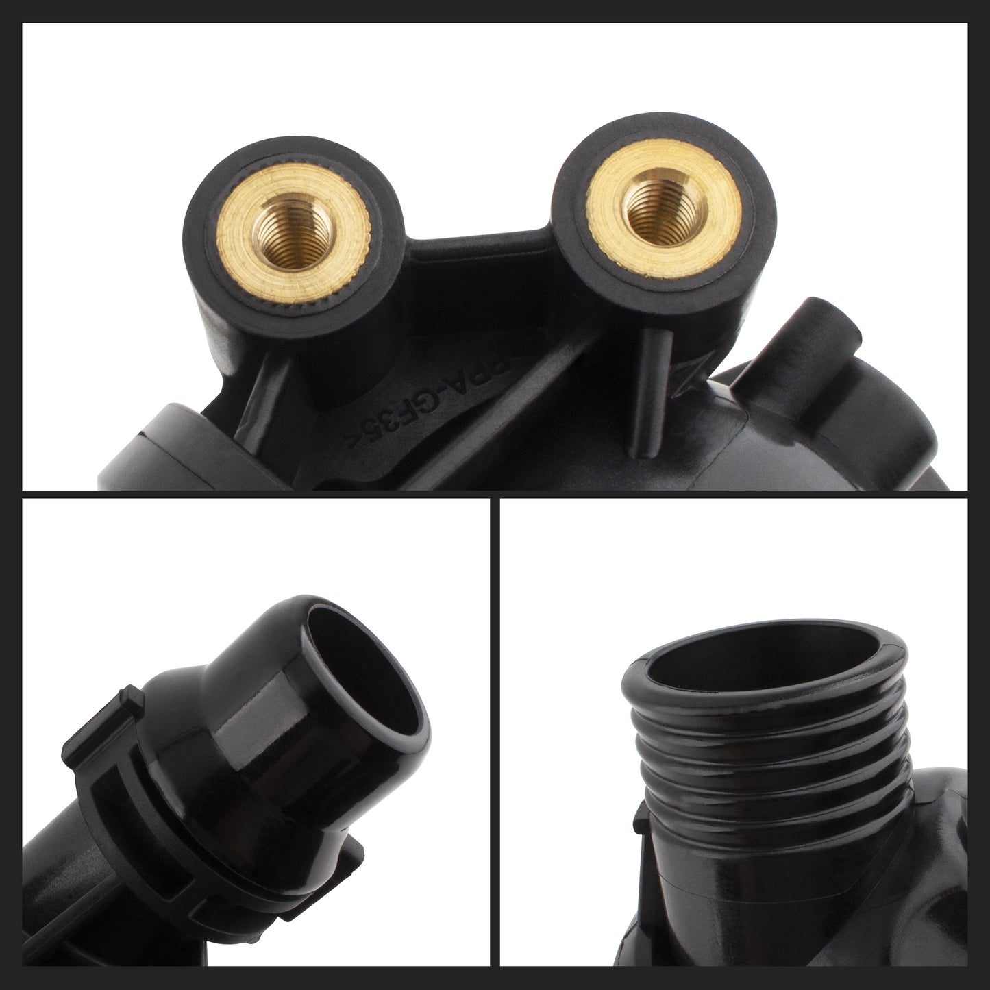 BOXI Engine Coolant Thermostat Housing Assembly with Sensor Fits for BMW 120i 316i 318i 2007-2013 — product photo 3
