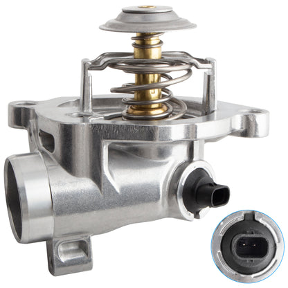 BOXI 902-5184 Engine Coolant Thermostat Housing Assembly Fit for Mercedes-Benz CLK500 CLK550 E500