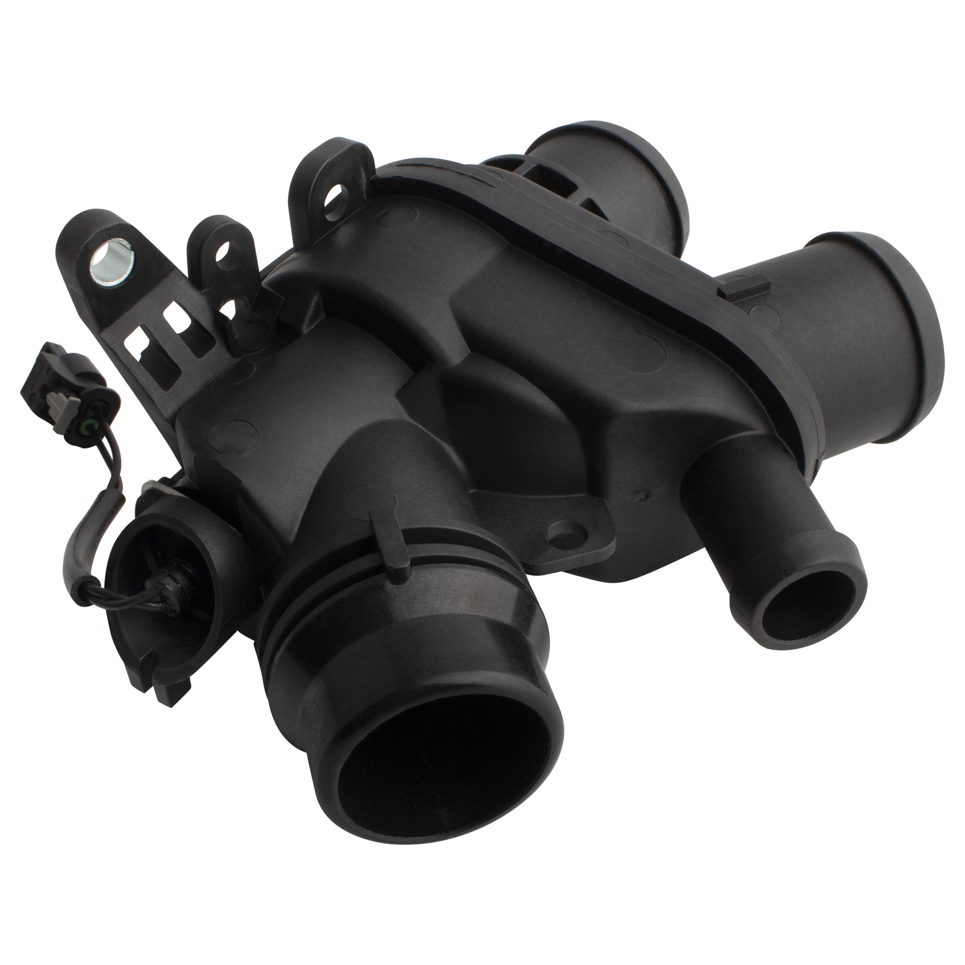 BOXI 902-5215 Engine Coolant Thermostat Housing Assembly Fits for Jaguar F-Type 2017-2018