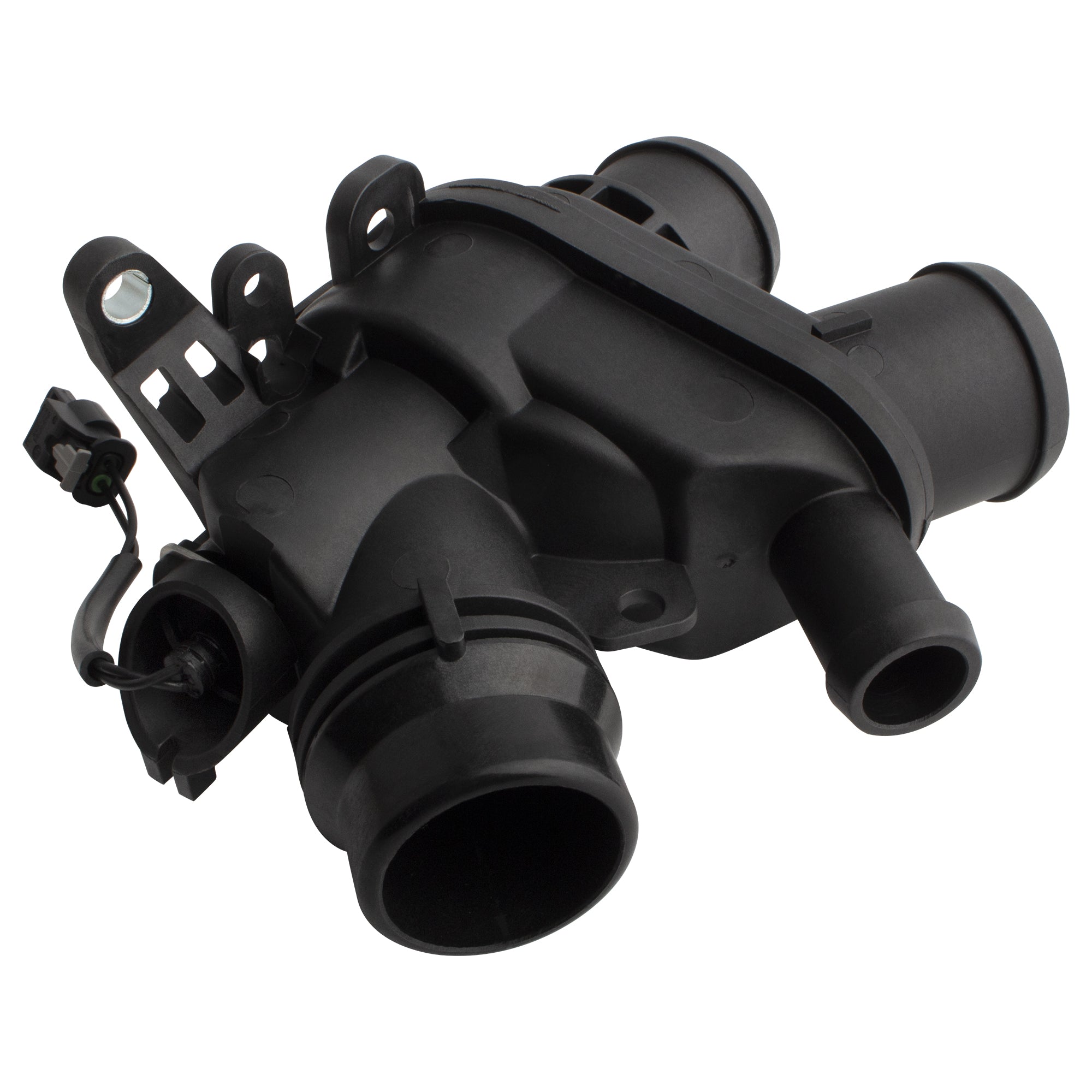 BOXI 902-5215 Engine Coolant Thermostat Housing Assembly Fits for Jaguar F-Type 2017-2018