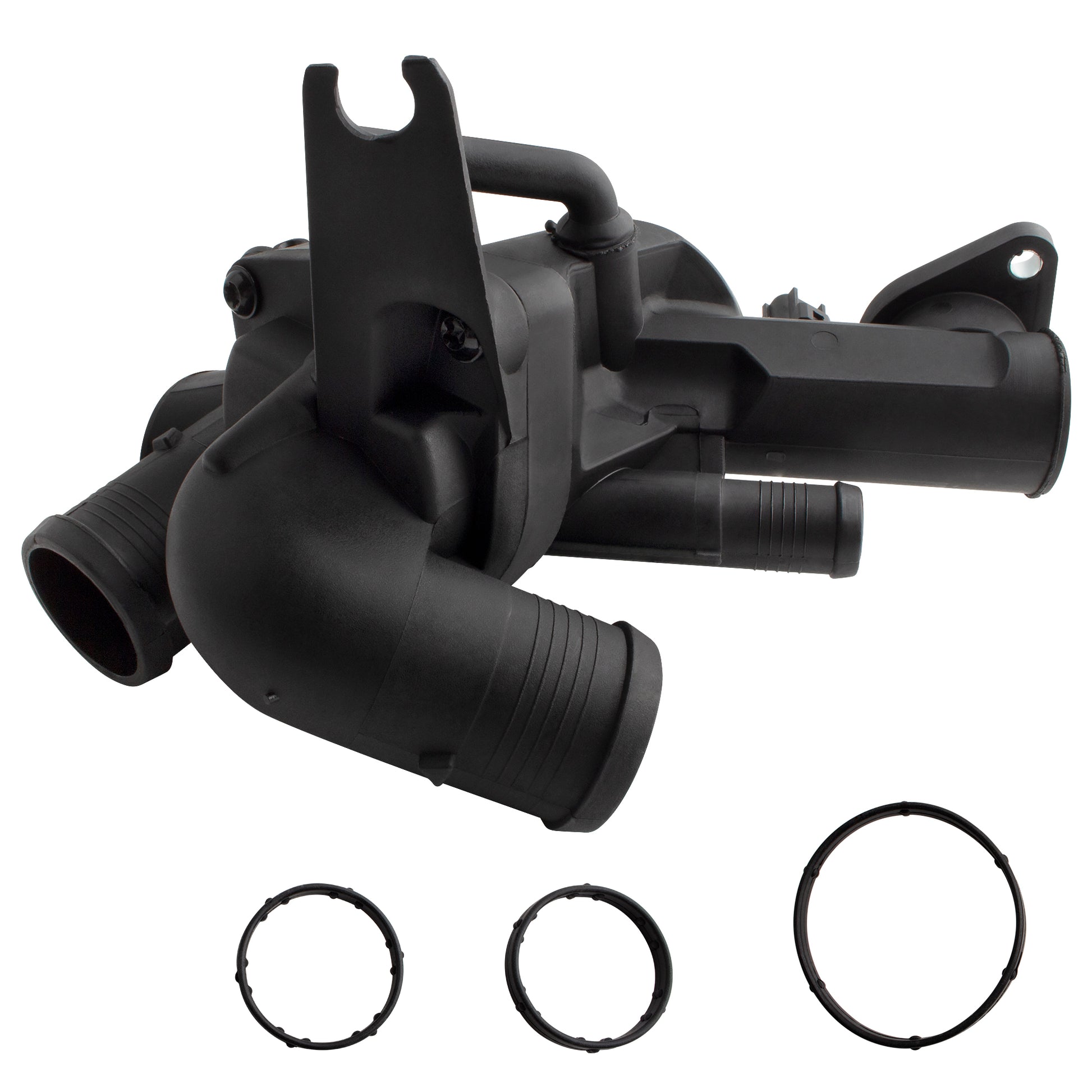 BOXI Engine Coolant Thermostat Housing Assembly Fits for Jaguar XF S-Type Super V8 Vanden Plas XJ8 — product photo 3