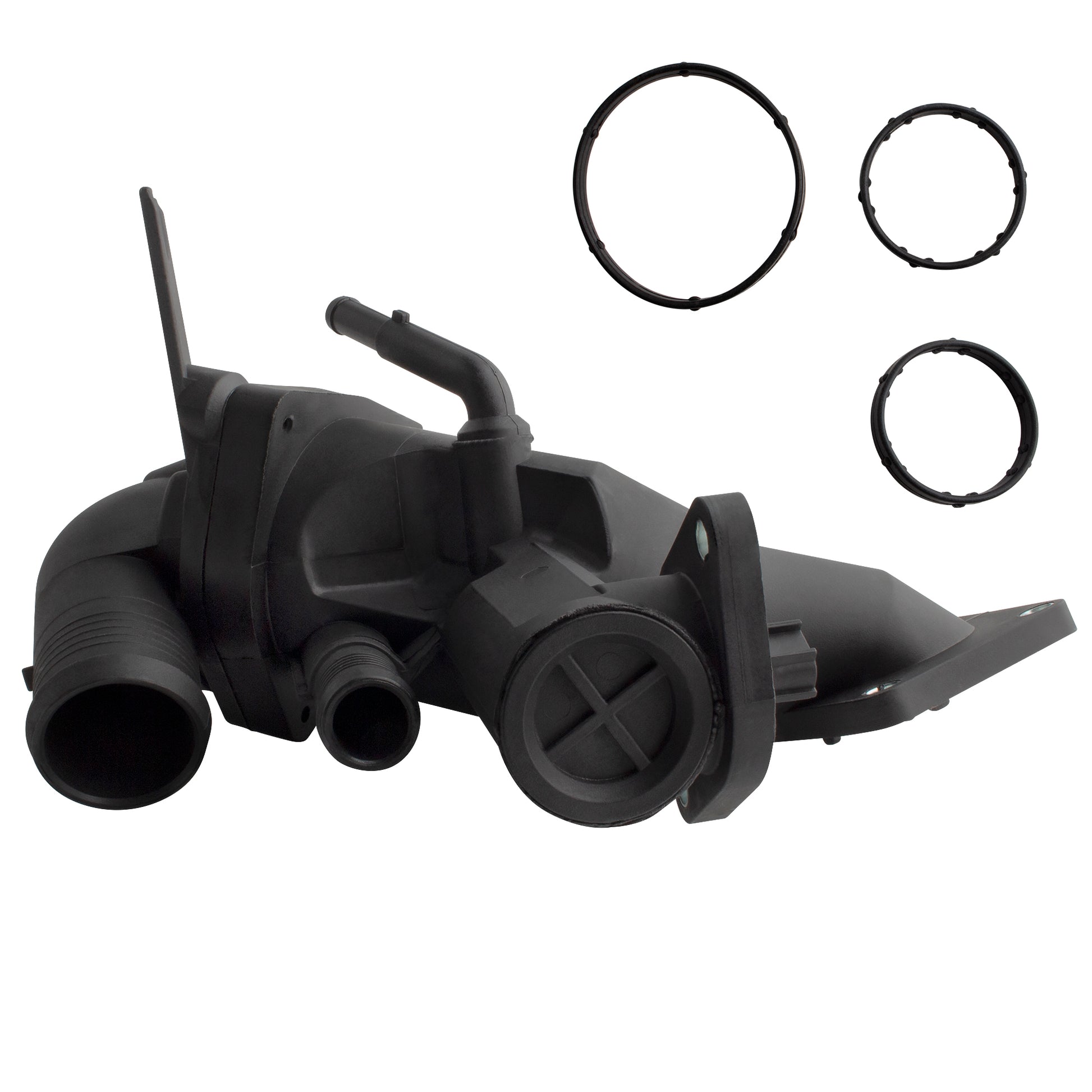 BOXI Engine Coolant Thermostat Housing Assembly Fits for Jaguar XF S-Type Super V8 Vanden Plas XJ8 — product photo 4