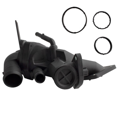 BOXI Engine Coolant Thermostat Housing Assembly Fits for Jaguar XF S-Type Super V8 Vanden Plas XJ8 — product photo 4