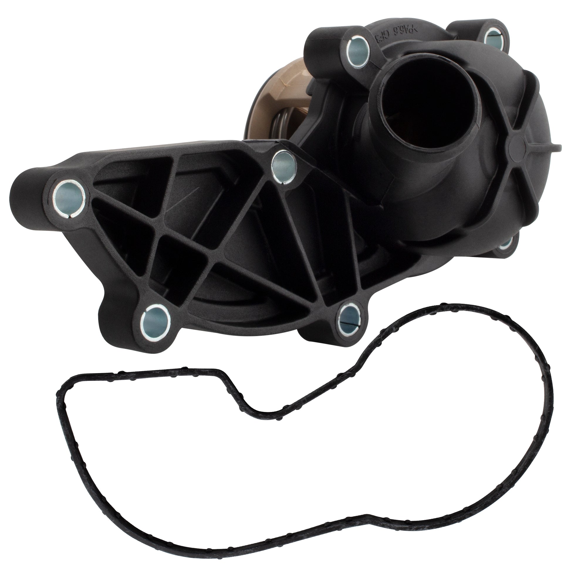 BOXI 902-718 Engine Coolant Thermostat Housing Assembly Fits for Audi A4 2005-2008 A4 A6 Quattro — product photo 2