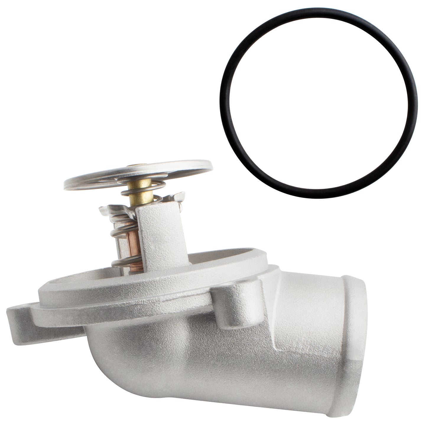 BOXI Engine Coolant Thermostat Housing Assembly Fits for Mercedes-Benz C220 W202 1995-1996 L4 2.2L — product photo 2