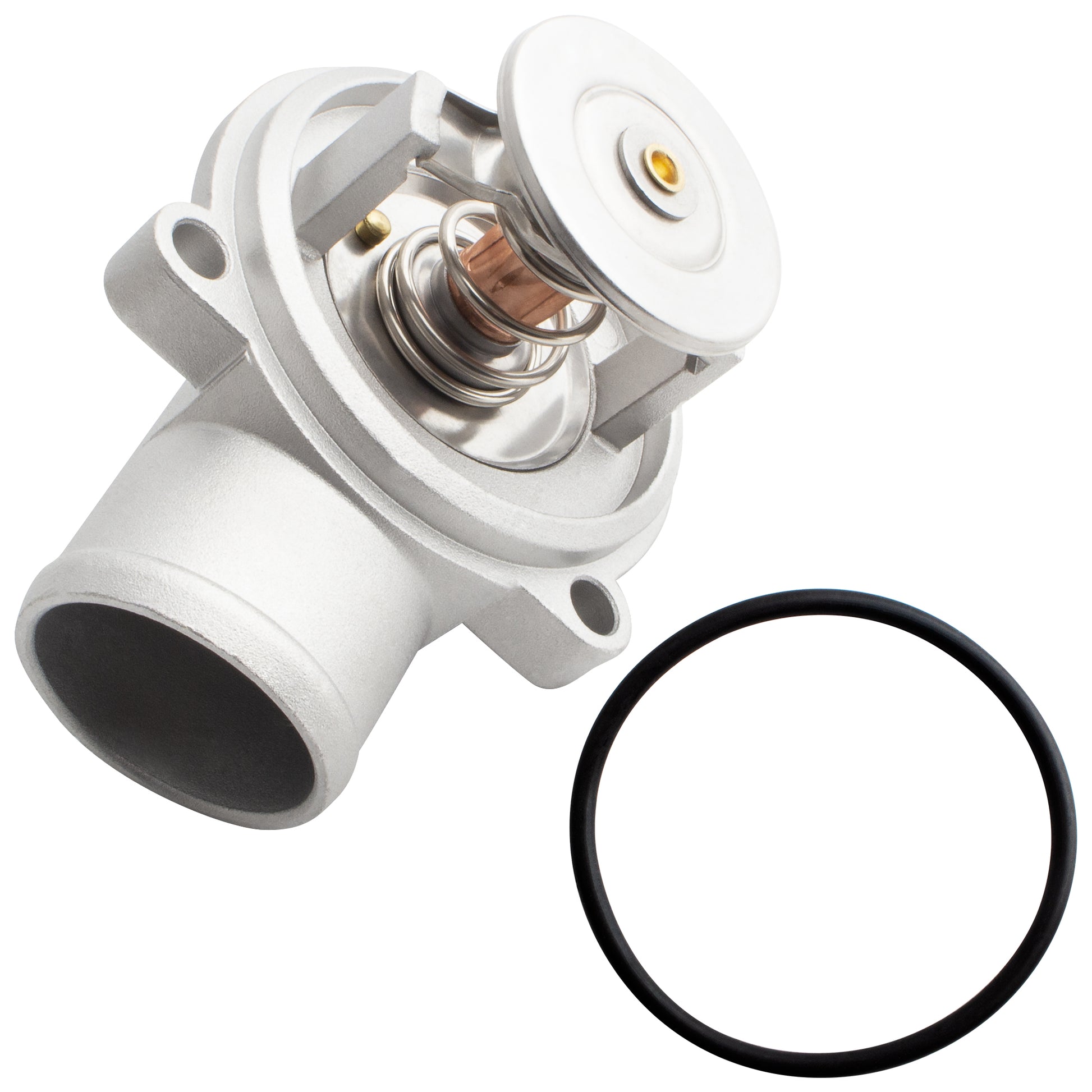 BOXI Engine Coolant Thermostat Housing Assembly Fits for Mercedes-Benz C220 W202 1995-1996 L4 2.2L — product photo 3