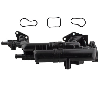 BOXI 902-5914 Engine Coolant Thermostat Housing Fits for Hyundai Azera 2012-2017 Santa Fe 2010-2018