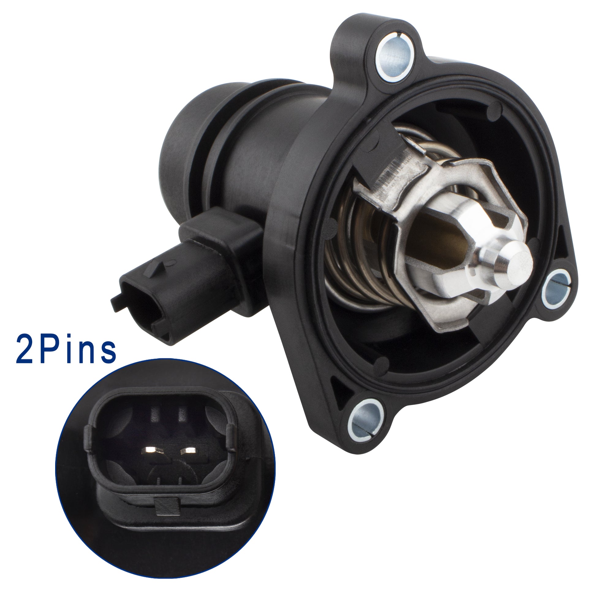 BOXI 902-2080 Engine Coolant Thermostat Housing Assembly Fits for Cadillac ELR 2014 2015 2016 — product photo 2