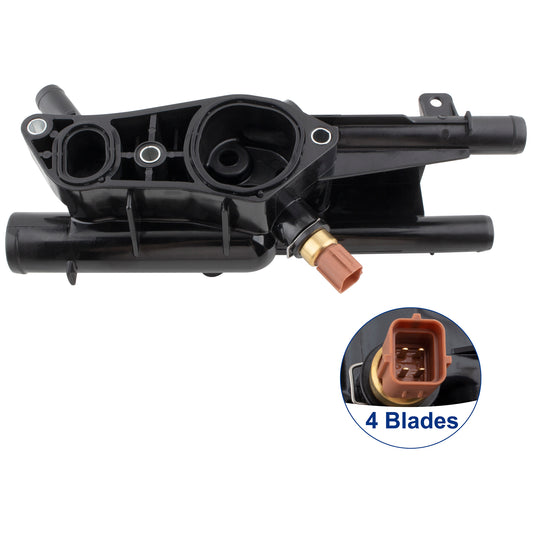 BOXI 902-5128 Engine Coolant Thermostat Housing Fits for Hyundai Santa Fe 2010-2012 Sonata — product photo 2