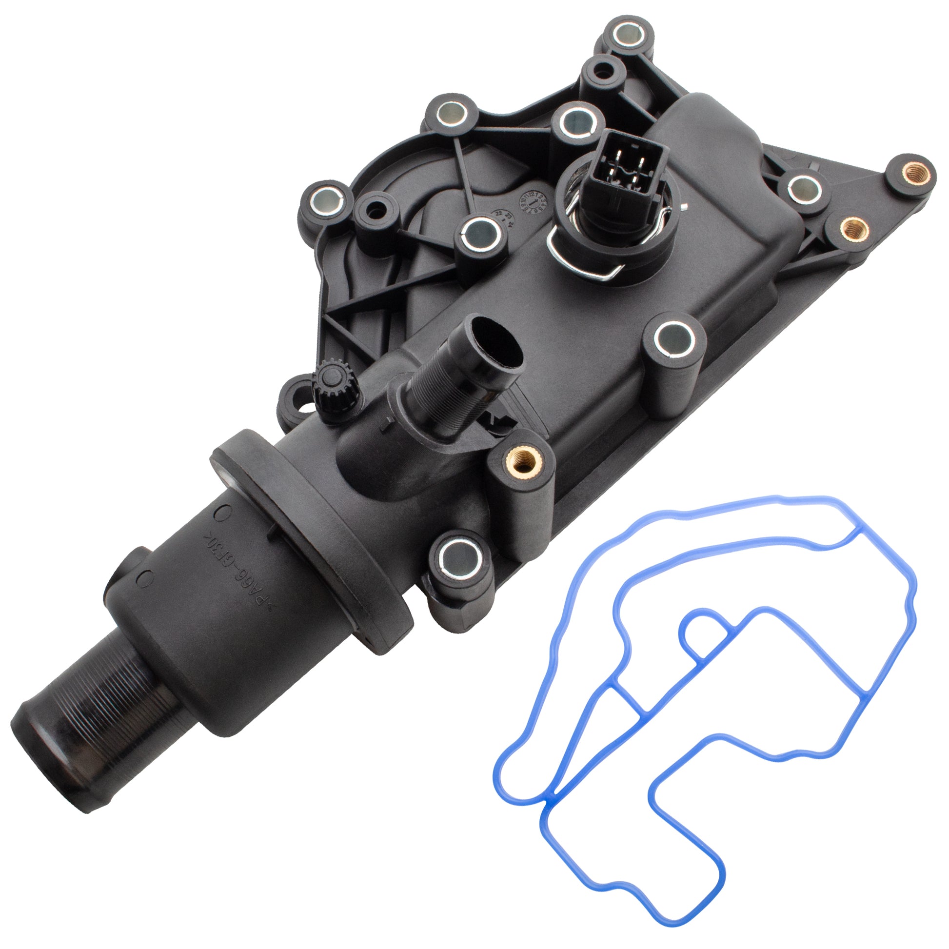 BOXI 902-789 Engine Coolant Thermostat Housing Assembly Fits for Renault Laguna Modus Grand Modus