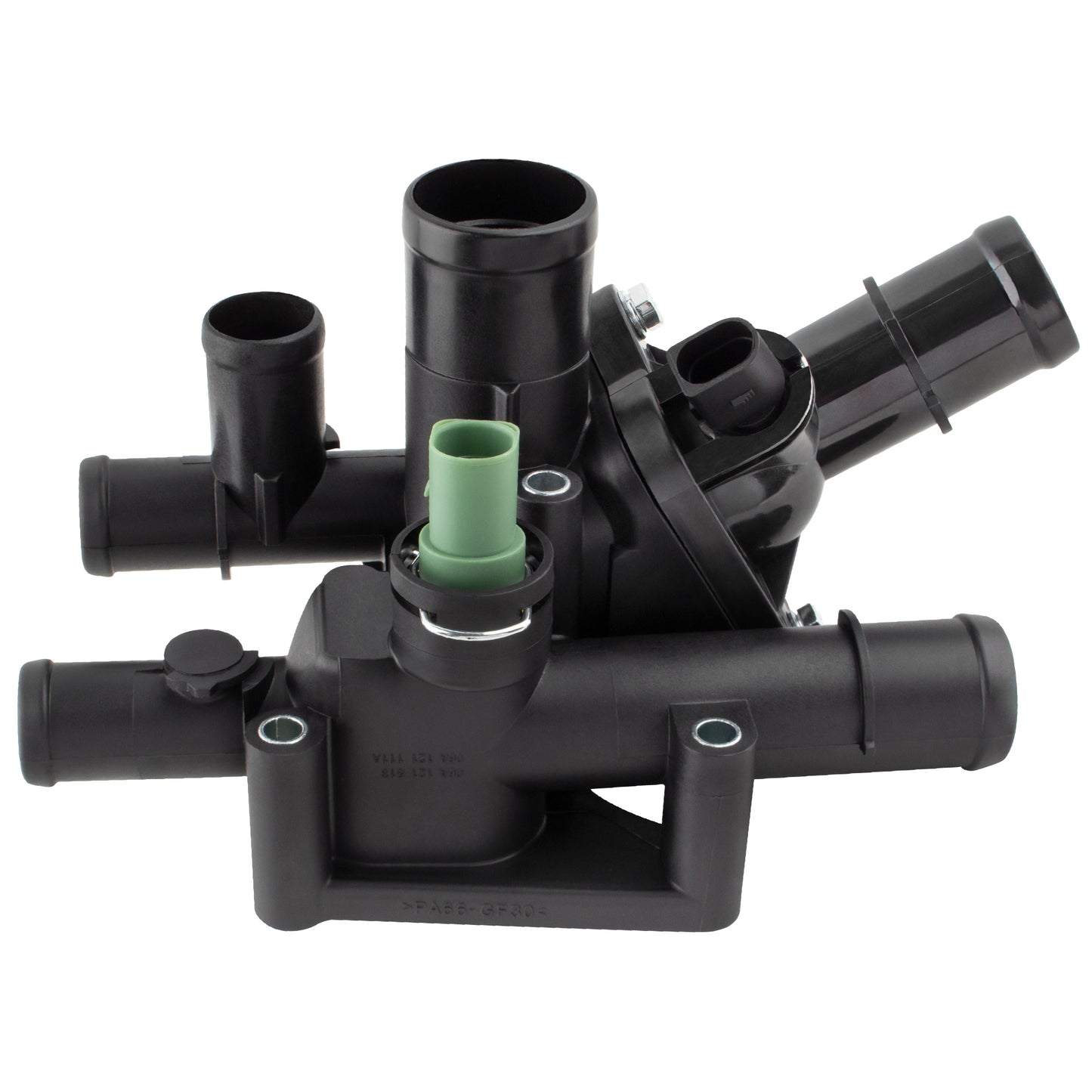 BOXI Engine Coolant Thermostat Housing Assembly with Sensor Fits for Volkswagen Bora Golf Passat