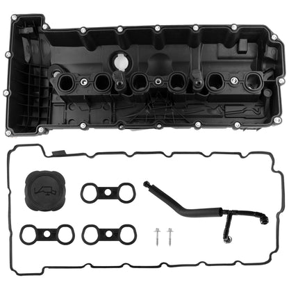 BOXI N52 Engine Valve Cover Kit with Oil Cap & PCV Hose Fits for BMW 2008-2013 128i — product photo 2