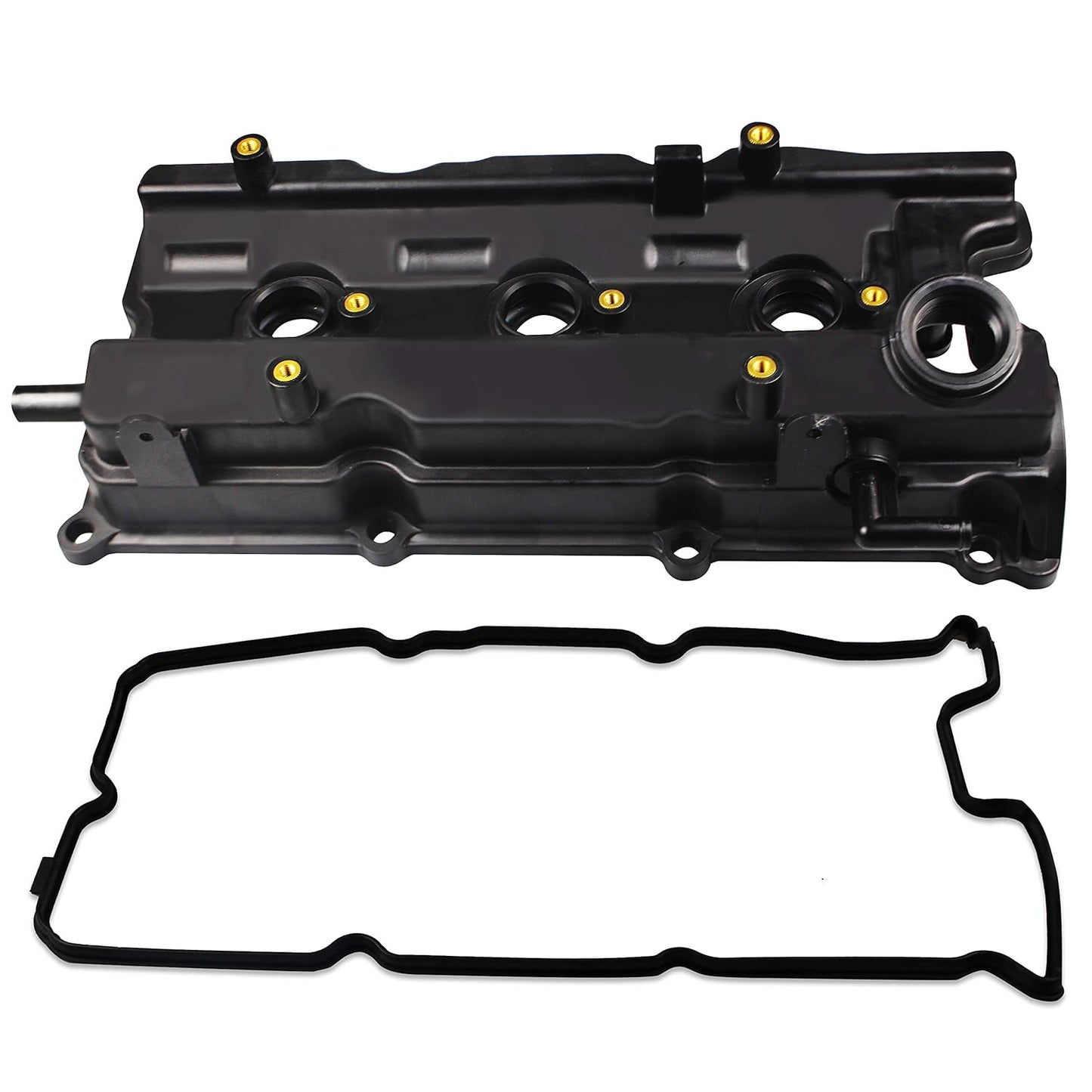 BOXI Valve Cover w/Gasket & Spark Plug Tube Seals Fits Front/Left Bank of 3.5L Engine for Infiniti