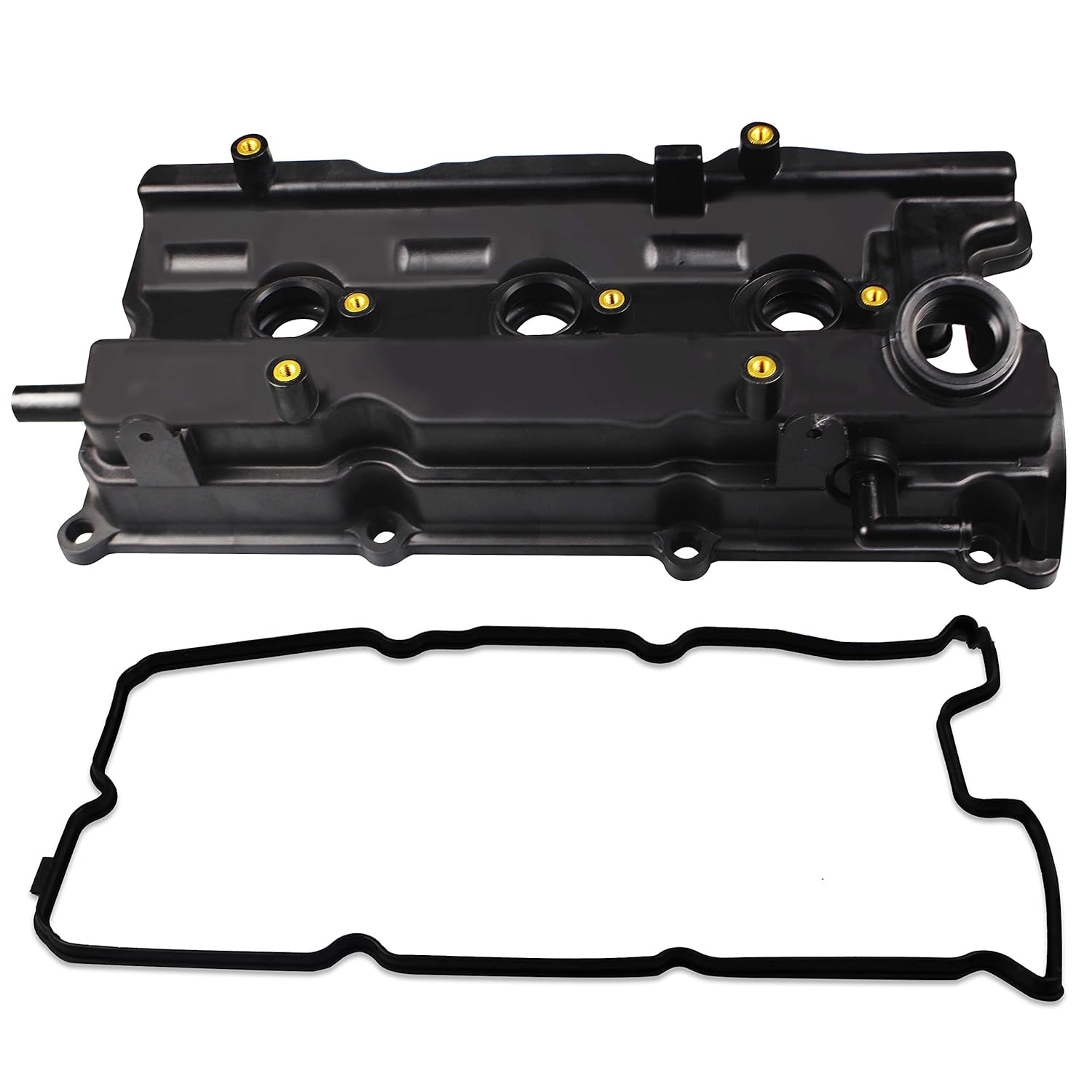BOXI Valve Cover w/Gasket & Spark Plug Tube Seals Fits Front/Left Bank of 3.5L Engine for Infiniti