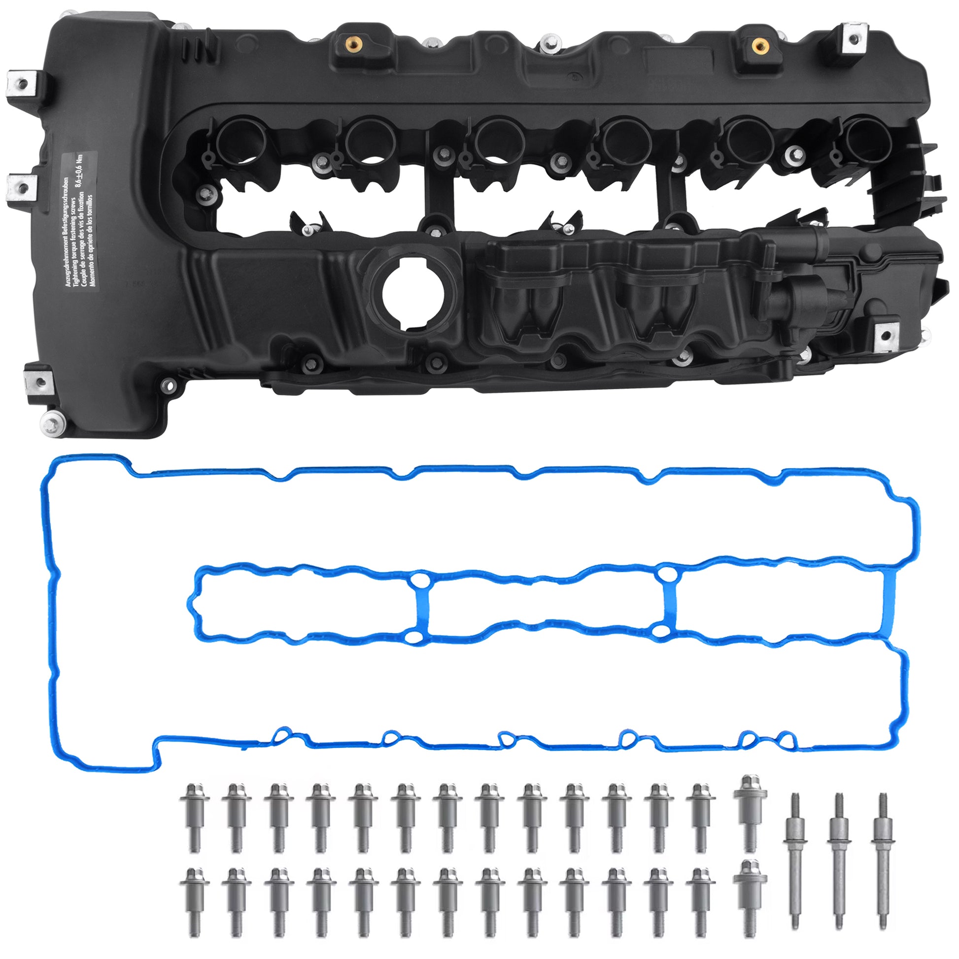 BOXI 264-936 Engine Valve Cover Fit for BMW 535i 135i 335i X6 Z4 740i 2007-2019