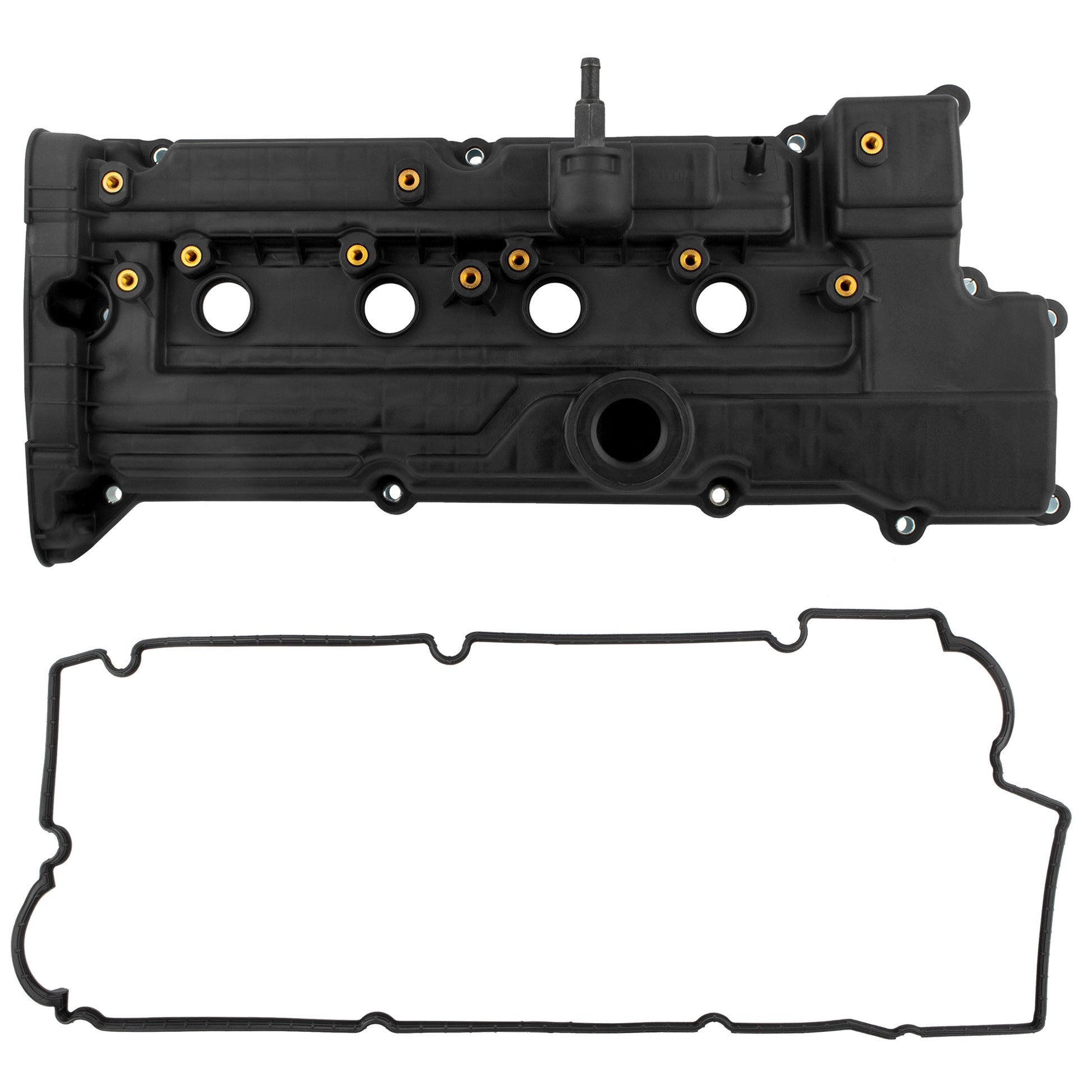 BOXI Engine Valve Cover w/Gasket Replacement for Hyundai Accent/for Kia Rio Rio5 1.6L DOHC L4 16V