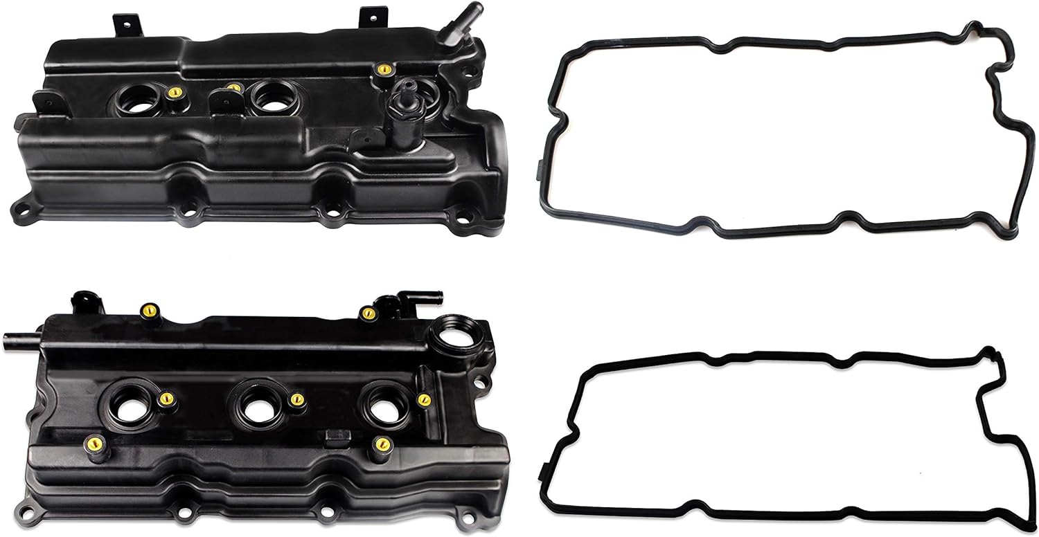 BOXI New Engine Valve Cover with Gaskets Left & Right Side Fits for Altima Maxima Murano I35 V6