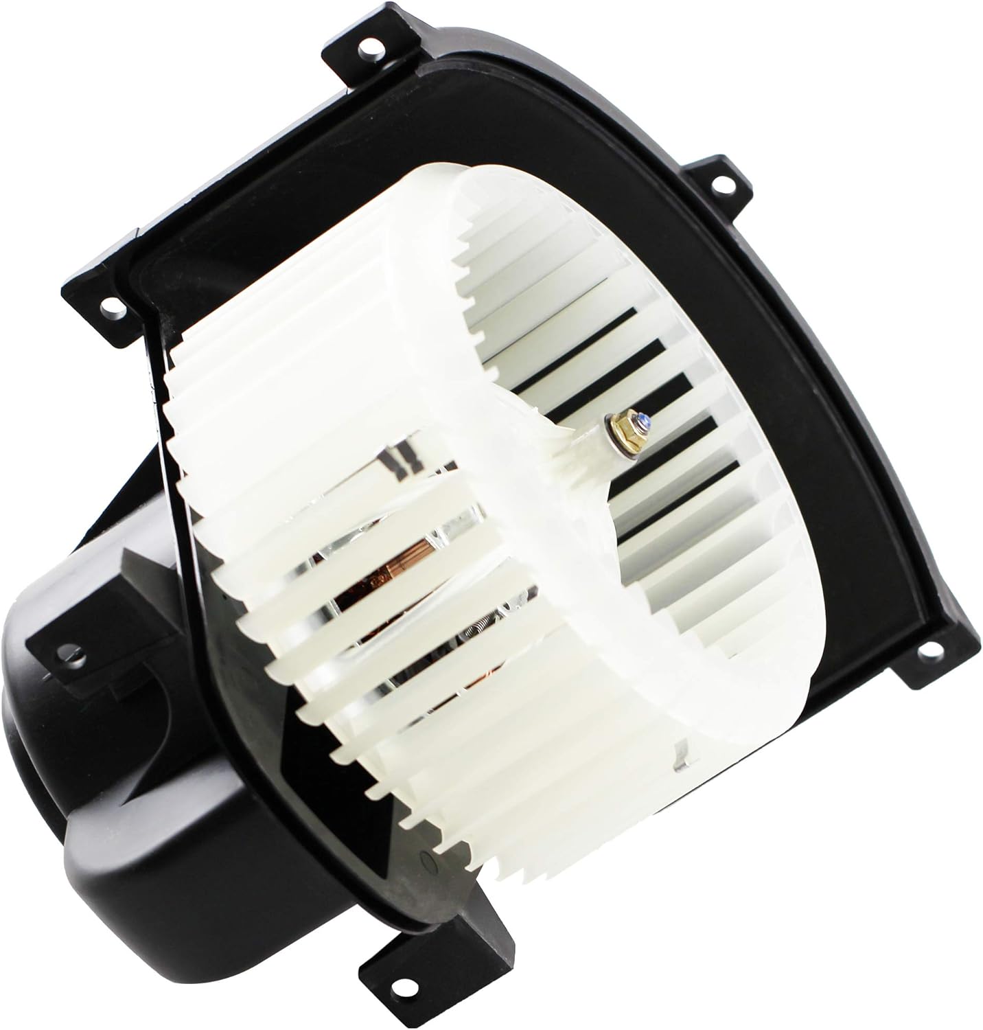 BOXI AC Heater Blower Motor Fan White with Cage - Fits for Volkswagen & Audi Vehicles - Touareg — product photo 3