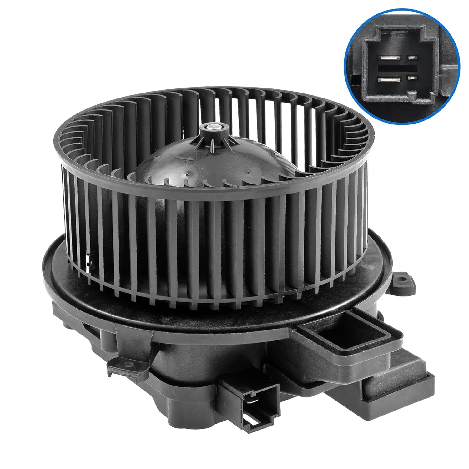 BOXI 700348 Front HVAC Heater Brushless Blower Motor Assembly Fits for Audi 2017-2023 A4 A4 A5 A6