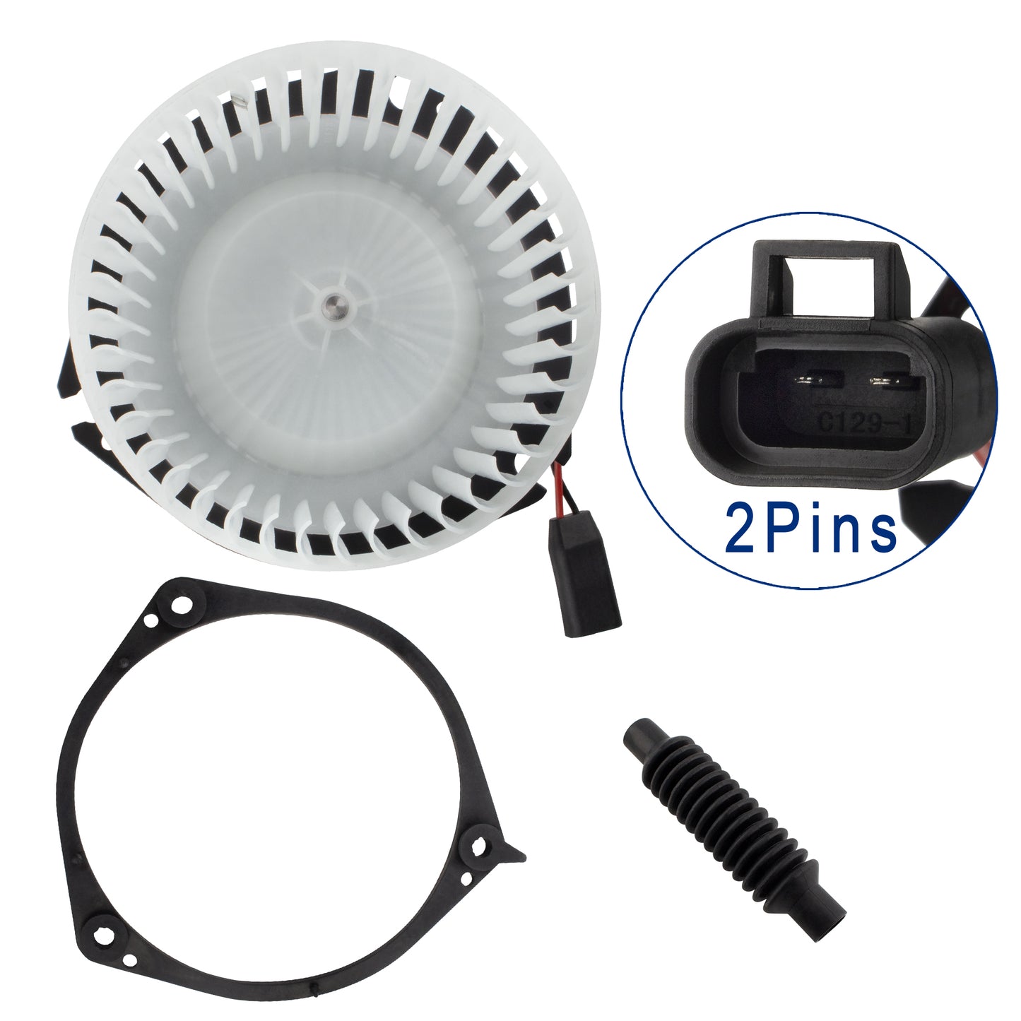 BOXI 700159 Front HVAC Heater Blower Motor Assembly Fits for Buick Park Avenue 2000 2001 2002 2003 — product photo 2