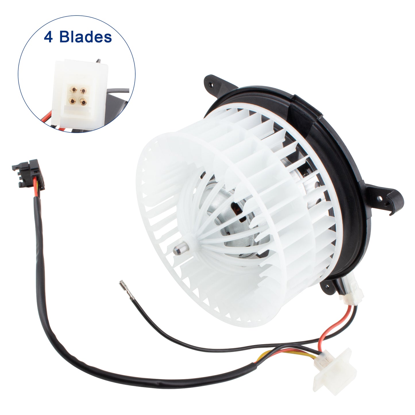 BOXI 700232 Front HVAC Heater Blower Motor Assembly Fits for Mercedes-Benz W210 Series E300 E320 — product photo 3