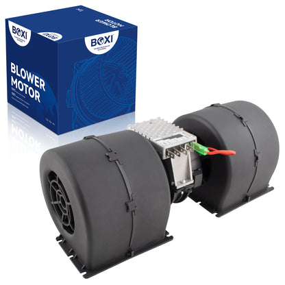BOXI Blower Motor Assembly Fits for Dual Wheel 12 Volt 3 Speed Centrifugal Blower