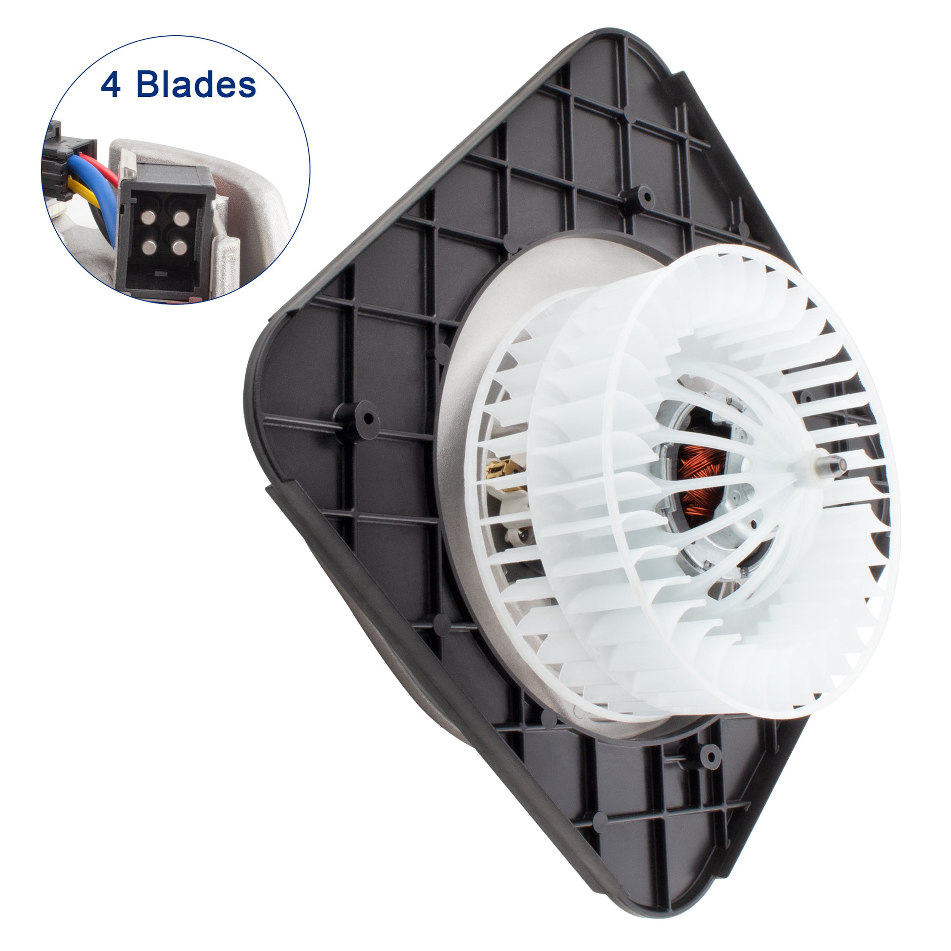 BOXI HVAC Heater Blower Motor Assembly Fits for Mercedes-Benz 300SD 500SEL 600SEL 1992-1993 — product photo 3