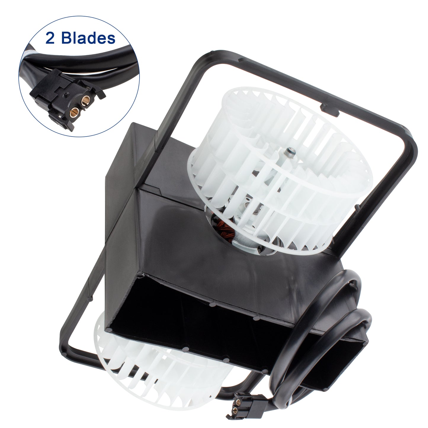BOXI HVAC Heater Blower Motor Assembly Fits for Mercedes-Benz W201 Series 190D 1984 1985 1986 1987 — product photo 3