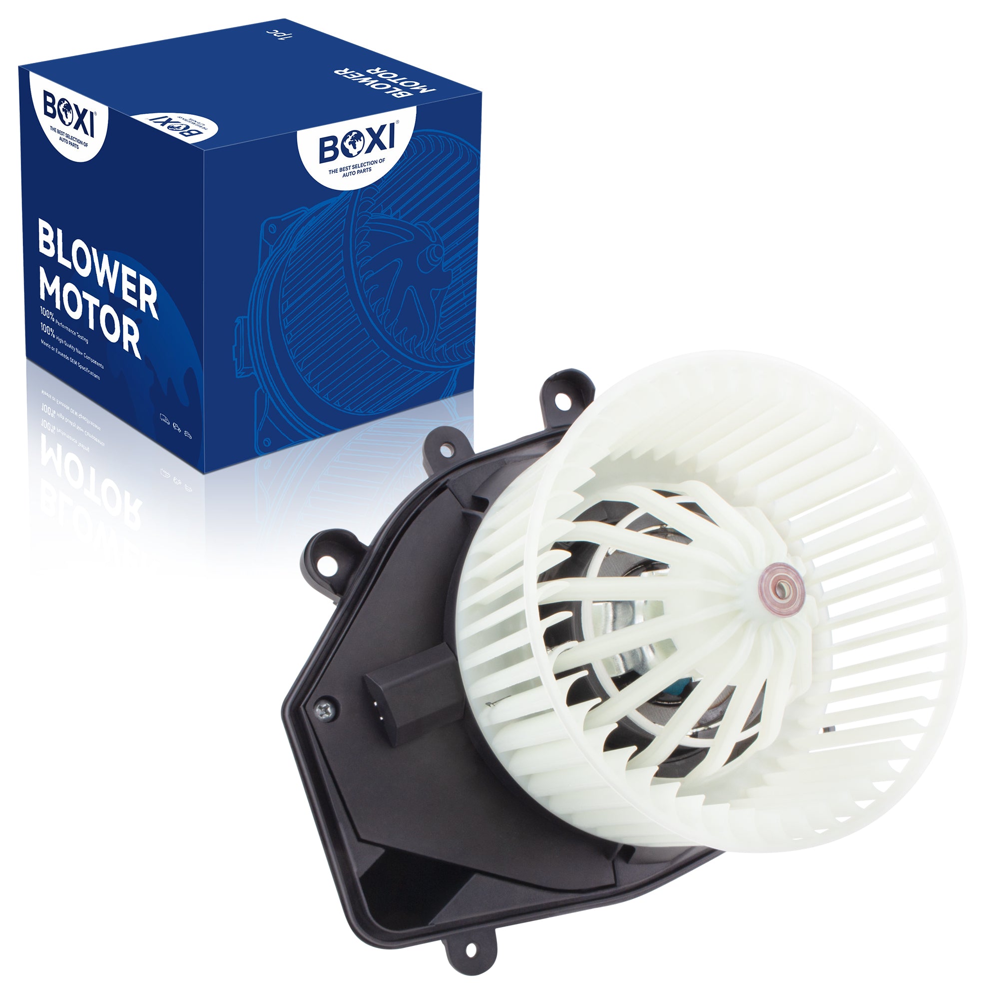 BOXI 700162 Front HVAC Heater Blower Motor Assembly Fits for Audi A4