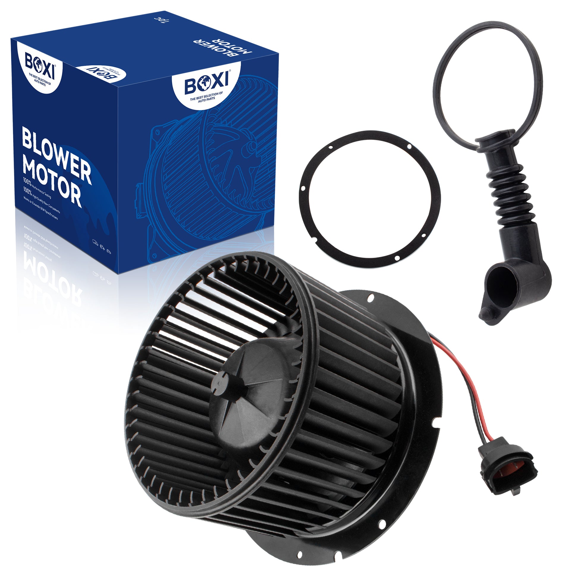 BOXI 700066 Rear HVAC Heater Blower Motor Assembly Fits for Ford Explorer Mercury 2002 2003 2004