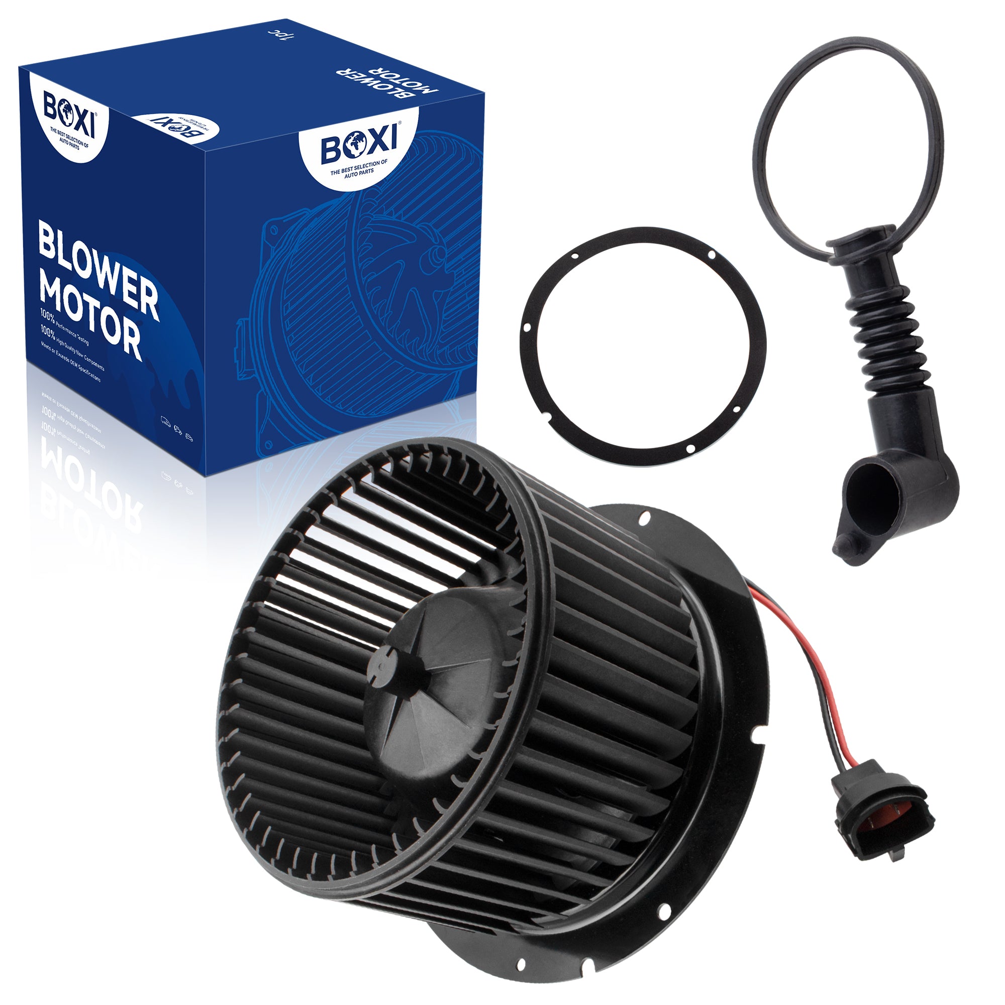 BOXI 700066 Rear HVAC Heater Blower Motor Assembly Fits for Ford Explorer Mercury 2002 2003 2004