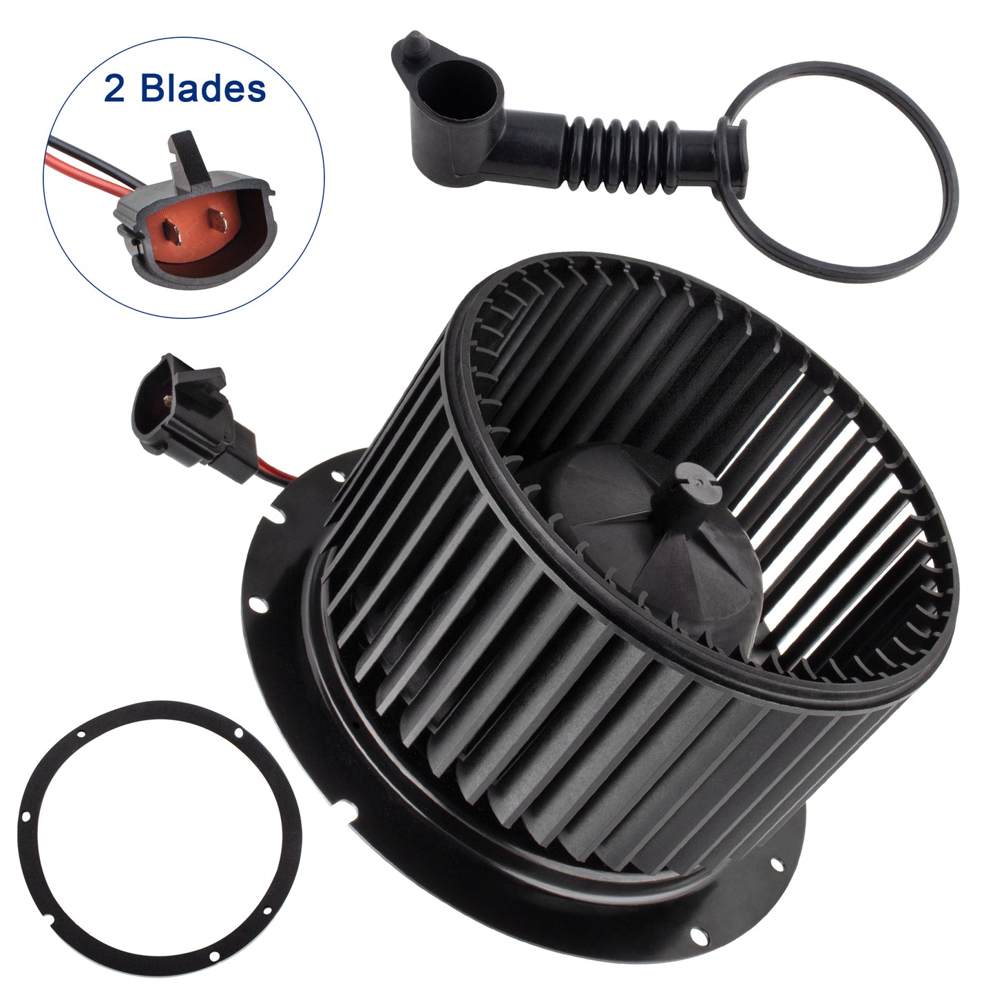 BOXI 700066 Rear HVAC Heater Blower Motor Assembly Fits for Ford Explorer Mercury 2002 2003 2004 — product photo 3