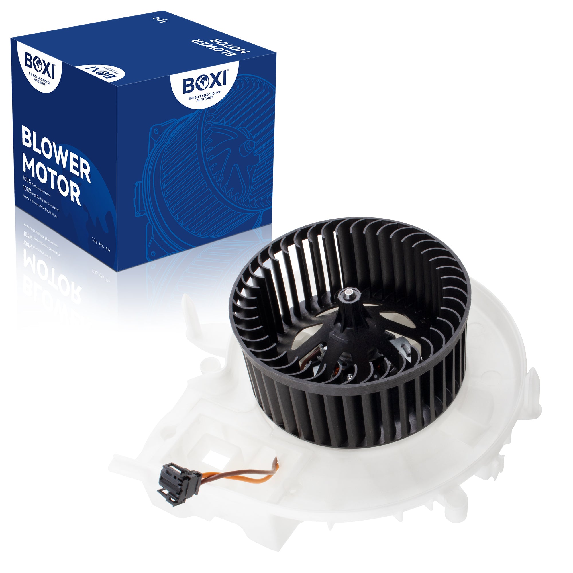 BOXI Front HVAC Heater Blower Motor Assembly Fits for Mercedes-Benz SLK280 2006-2008 SLK300