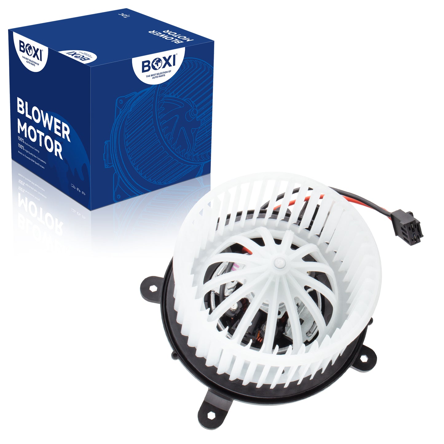 BOXI Front HVAC Heater Blower Motor Assembly Fits for Porsche Panamera 2010 2011 2012 2013 2014