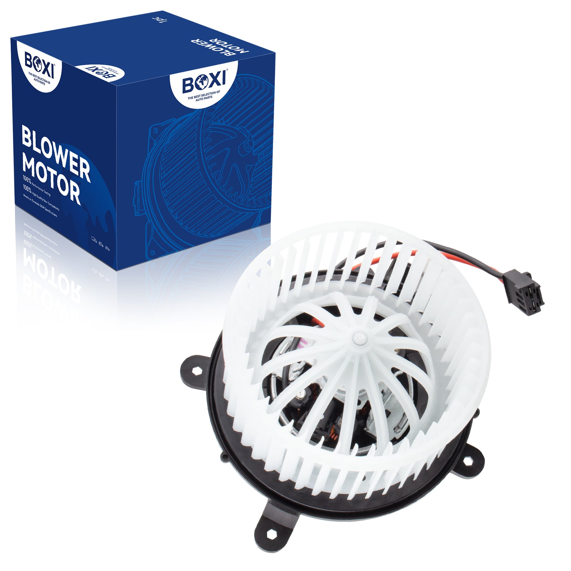 BOXI Front HVAC Heater Blower Motor Assembly Fits for Porsche Panamera 2010 2011 2012 2013 2014