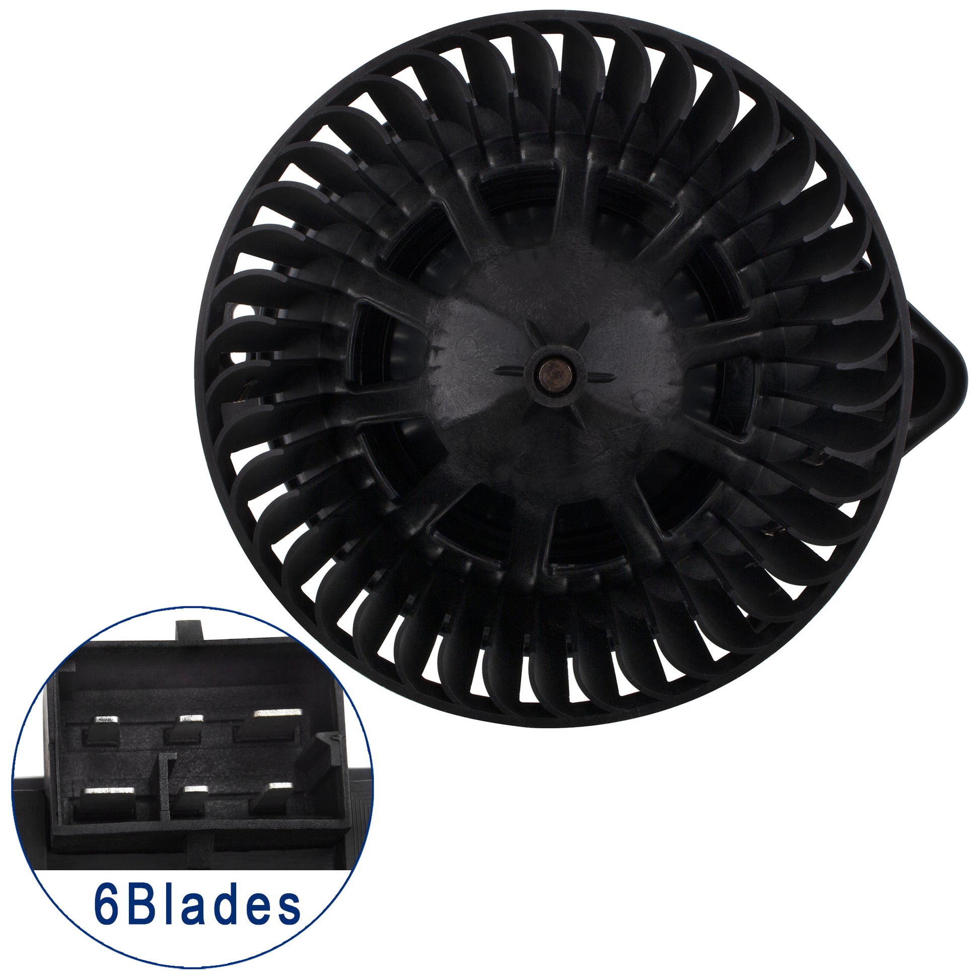 BOXI Front HVAC Brushless Blower Motor Fits for Audi A4 2003-2009 — product photo 3
